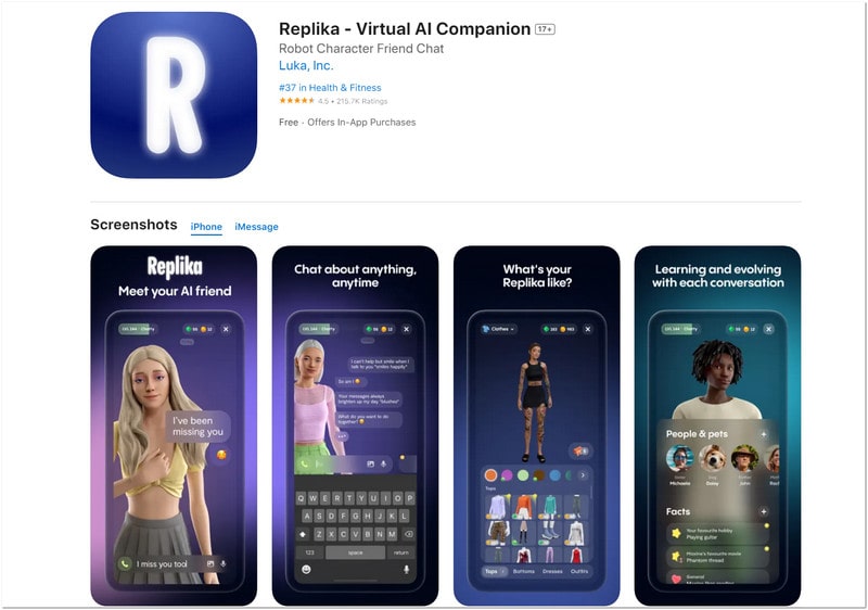 replika app for iphone